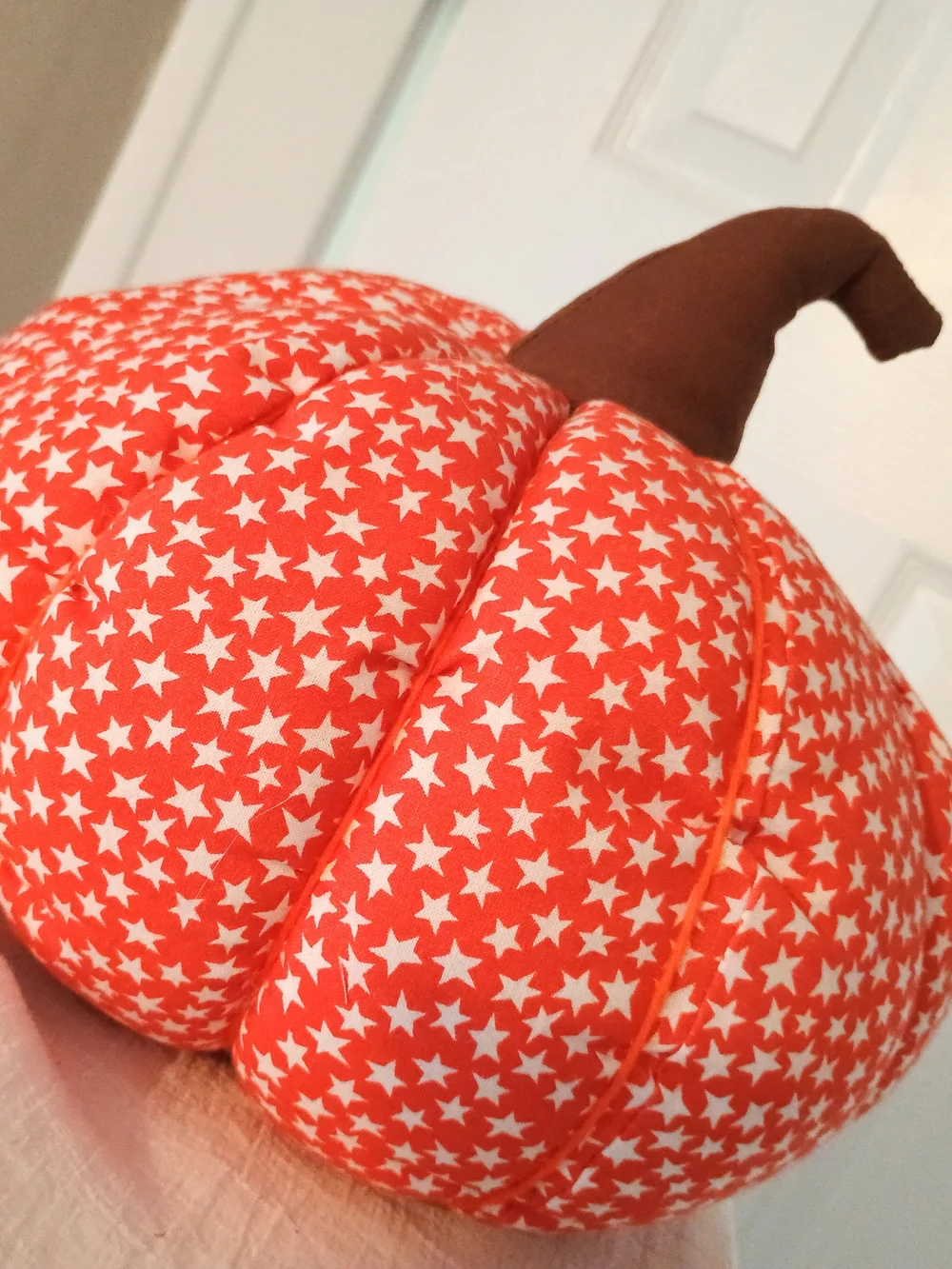 🍂 FALL VIBES 🍂 Handmade Pumpkin Pillow, Kitschy, Rustic Farmhouse, Farm Core